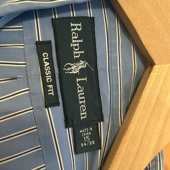 Blue Ralph Lauren Dress Shirt - Picture 3 of 3
